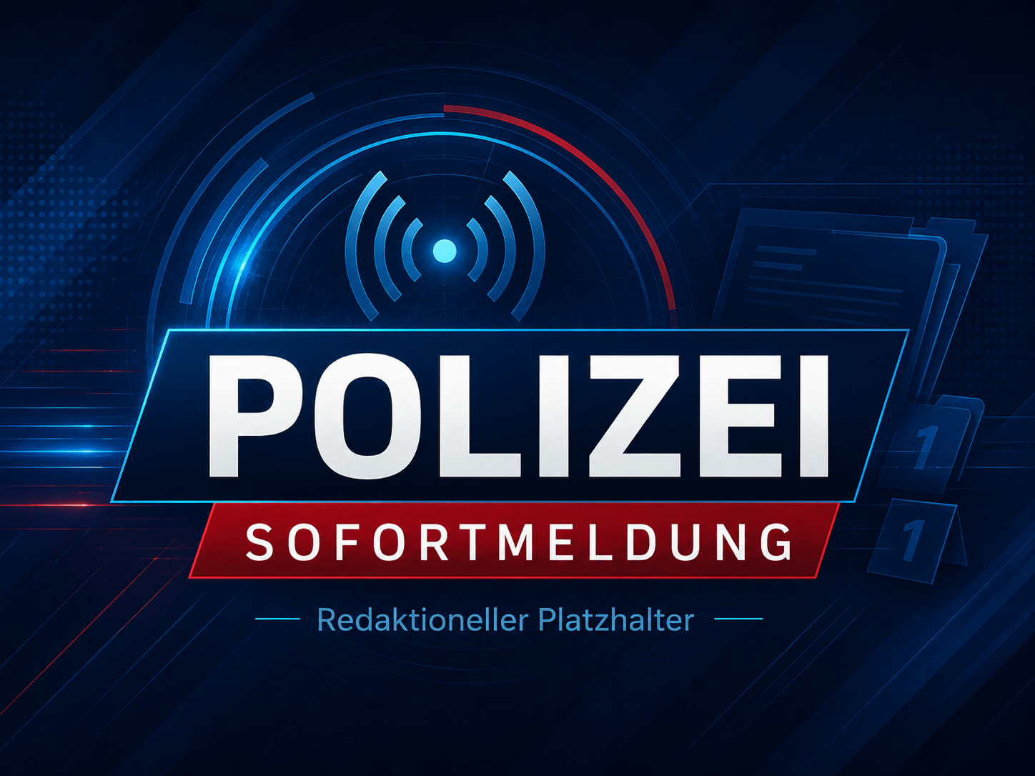 Polizei-Sofortmeldung